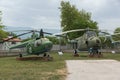 KRUMOVO, PLOVDIV, BULGARIA - 29 APRIL 2017: helicopter Mi 1 in Aviation Museum near Plovdiv Airport