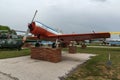 KRUMOVO, PLOVDIV, BULGARIA - 29 APRIL 2017: Plane Yakovlev Yak-50 in Aviation Museum near Plovdiv Airport