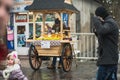 Krupowki street in Zakopane at winter time