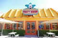 Krusty Land at the Simpsons area of the Universal Studios Orlando, Florida. The Simpsons is an american famous sitcom Royalty Free Stock Photo