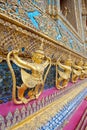 (Krut) A half bird god, guardian in Wat Phra Kaew,