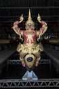 Bangkok, Thailand - August 12, 2017: Krut Hern Het Barge in National Museum, Bangkok, Thailand.