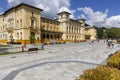 Promenade and the Old Spa House, Krynica-Zdroj, Poland Royalty Free Stock Photo