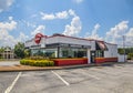 Krystal Burgers building exterior side view