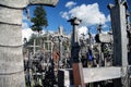 Kryziu kalnas the Hill of Crosses in Lithuania Royalty Free Stock Photo