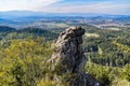 Krzywa Turnia rock in the Sokolich mountains in Poland.