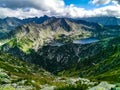 Krzyzne pass in polish Tatras Mountains Royalty Free Stock Photo