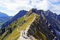 Krzyzne Pass, Tatra Mountains, Poland Royalty Free Stock Photo