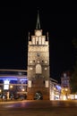 KrÃÂ¶peliner Tor bei Nacht, Rostock, Deutschland