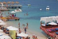 Ksamil beach, Albania, Thursday 31 August 2023 Exploring three islands beaches on foot walking on blue lagoon private paradise
