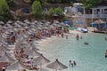 Ksamil beach, Albania, Thursday 31 August 2023 Exploring three islands beaches on foot walking on blue lagoon private paradise