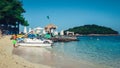 Ksamil beach, Saranda, Albania, Albanian Riviera, beautiful seascape