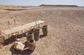 Ksar Ait Ben Haddou arid outskirts, Morocco Royalty Free Stock Photo