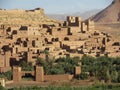 Beautiful city Ksar of Ait Ben Haddou in center Morocco Royalty Free Stock Photo