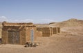 Ksar Ait Ben Haddou lonely hills, Morocco Royalty Free Stock Photo