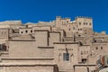 Ksar Ait Ben haddou, old Berber adobe-brick village or kasbah. Ouarzazate, Draa-Tafilalet, Morocco, North Africa. Royalty Free Stock Photo