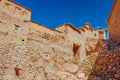 Ksar Ait Ben haddou, old Berber adobe-brick village or kasbah. Ouarzazate, Draa-Tafilalet, Morocco, North Africa. Royalty Free Stock Photo