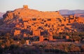 Ksar of Ait-Ben-Haddou at sunrise, Morocco. Royalty Free Stock Photo