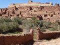 Ksar Ajt Bin Haddu near Warzazat in Morocco Royalty Free Stock Photo