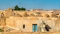 Ksar Hadada in in southeastern Tunisia. Star Wars were filmed here. Royalty Free Stock Photo