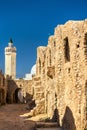 Ksar Hadada in in southeastern Tunisia. Star Wars were filmed here. Royalty Free Stock Photo