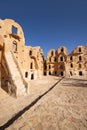 Ancient fortified Berber granary at Ksar Ouled Soltane, that was used as a set for the Star Wars movie, The Phantom Menace