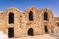 Ancient fortified Berber granary at Ksar Ouled Soltane, that was used as a set for the Star Wars movie, The Phantom Menace Royalty Free Stock Photo