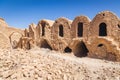 Ancient fortified Berber granary at Ksar Ouled Soltane, that was used as a set for the Star Wars movie, The Phantom Menace Royalty Free Stock Photo
