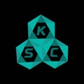 KSC creative minimalist letter logo. KSC unique vector initials alphabet letter logo design Royalty Free Stock Photo