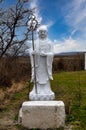 Kshitigarbha statue at the Stupe in GrafenwÃÂ¶rth Royalty Free Stock Photo