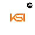 KSI Logo Letter Monogram Design Royalty Free Stock Photo
