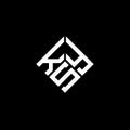 KSY letter logo design on black background. KSY creative initials letter logo concept. KSY letter design
