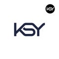 KSY Logo Letter Monogram Design