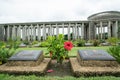 KTAUK KYANT, MYANMAR - JULY 29: War graves at the Htauk Kyant war cemetery on JULY 29, 2015 in Ktauk Kyant, Myanmar. The cemetery