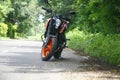 KTM Duke 125 bike in Rider