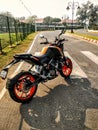 Ktm Duke 125 Sports bike Royalty Free Stock Photo