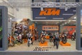 Ktm Motorcycles Stand Royalty Free Stock Photo