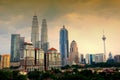 The Kuala Lumpur City Skyline