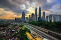 Kuala Lumpur City during sunrise Royalty Free Stock Photo