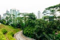 Kuala Lumpur city view from Bukit Nanas Forest Reserve and now called Forest Eco-Park