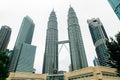 Kuala Lumpur city view from Bukit Nanas Forest Reserve and now called Forest Eco-Park