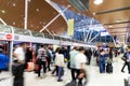 KUALA LUMPUR, FEBRUARY 9, 2019: Terminal 1 and 2 at Kuala Lumpur International Airport KLIA are connected via the aerotrain system