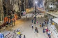 KUALA LUMPUR, MALAYISA - MARCH 30, 2018: Interior of Batu caves in Kuala Lumpur, Malays Royalty Free Stock Photo