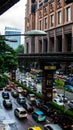 Cars on the Imbi Street in Kuala Lumpur having a traffic jam after office hour