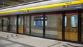 Scenic view of MRT (Mass Rapid Transit) in Conlay station.