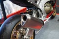 Selected focused on the high-performance motorcycle exhaust system