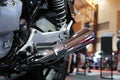 Selected focused on the high-performance motorcycle exhaust system