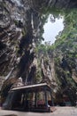 Kuala Lumpur, Malaysia - circa September 2015: Hindu shrine in Ramayana cave in Batu Caves complex, Malaysia Royalty Free Stock Photo