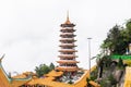 Kuala Lumpur, Malaysia, December 09, 2018: View of people traveling at Chin Swee Caves Temple, the Taoist temple in Genting