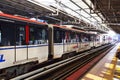 Malaysia Light Rail Transit LRT train operated by Rapid Rail or service brand RapidKL